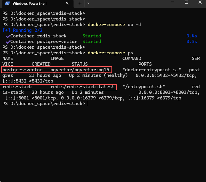 docker启动2个应用